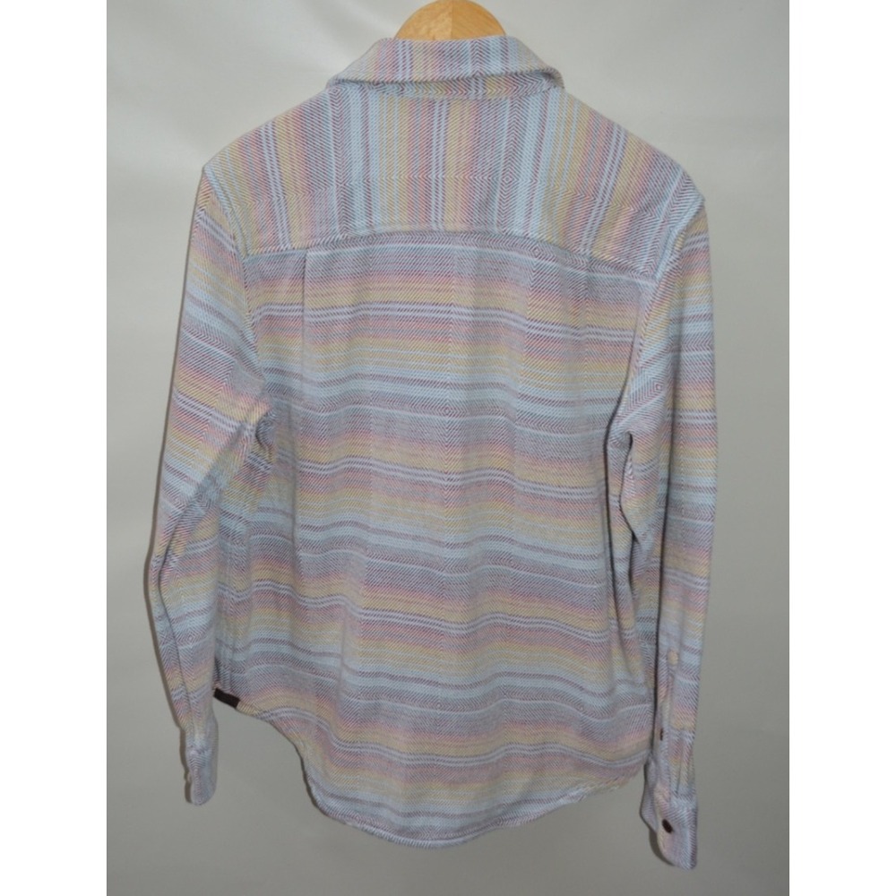 Outerknown Blanket Shirt Men's M – Sunrise Mojave Stripe – Long Sleeve Button Up - Picture 6 of 6